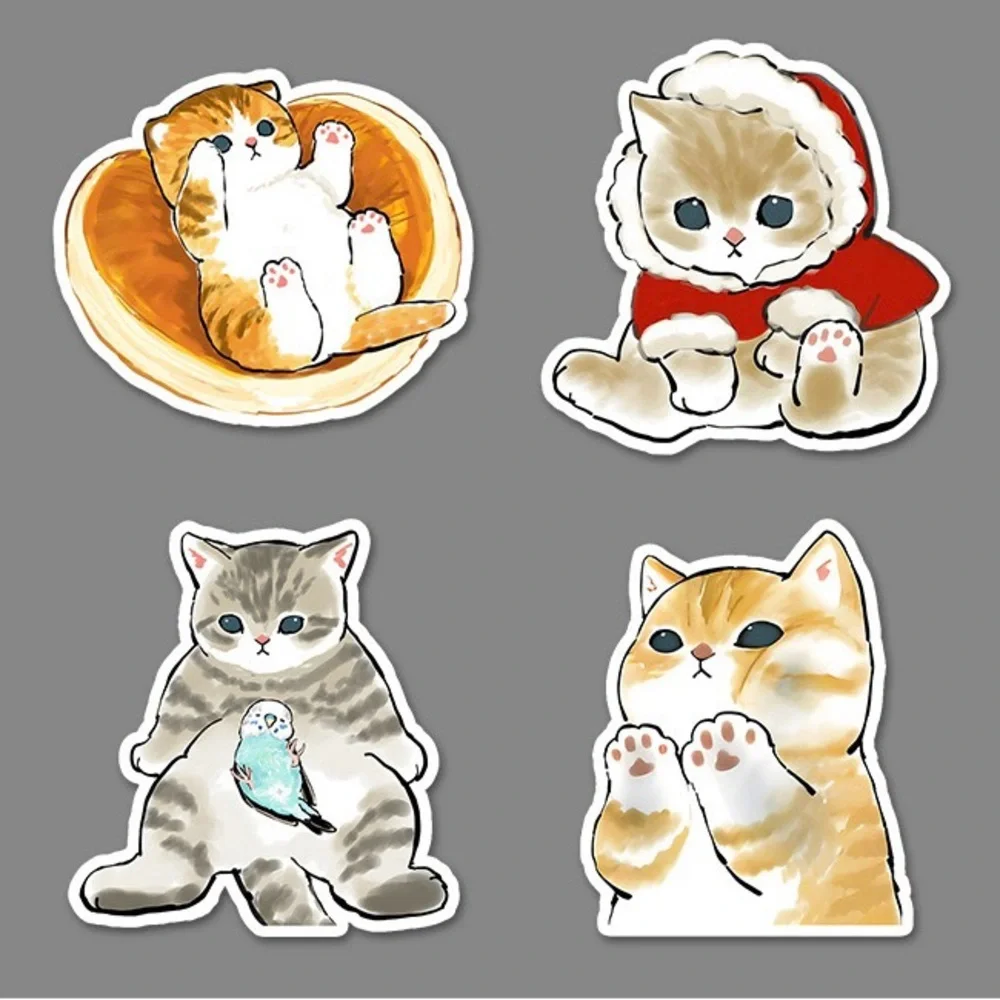 Charming Cat Sticker Collection - Multicolor